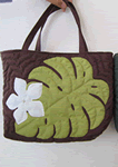 tote monstera brown